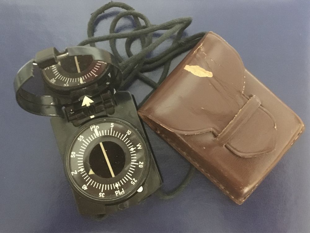 kompas, busola AK OPTA 1958 r. LWP, PRL, 6PDPD-desant, redukcja zbioru