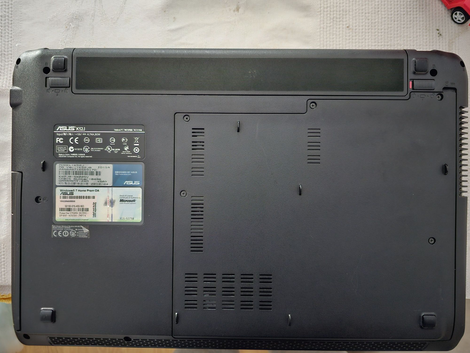 Computador portátil Asus K52JB