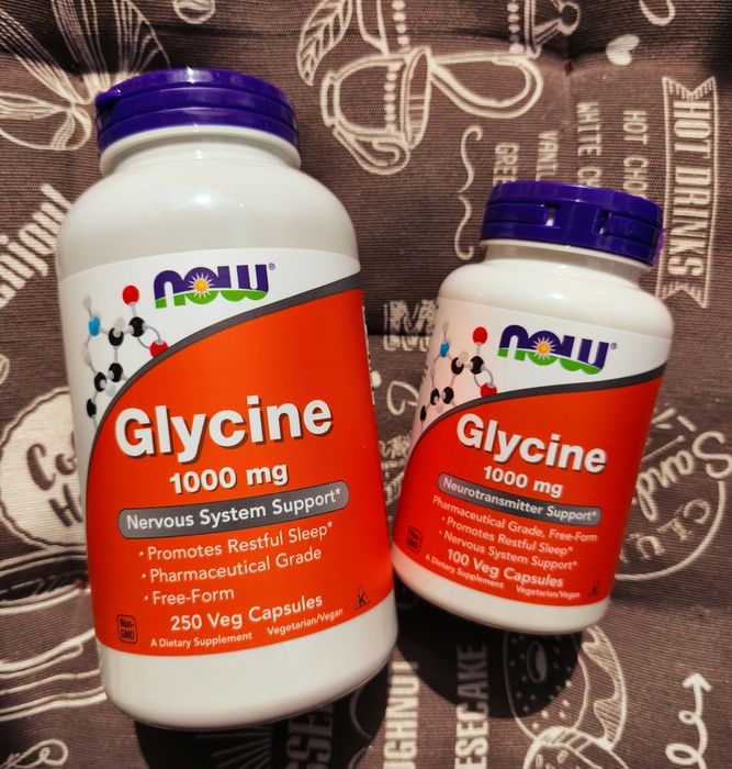 Now Foods Гліцин Glycine глицин амінокислота аминокислоты 1000 мг