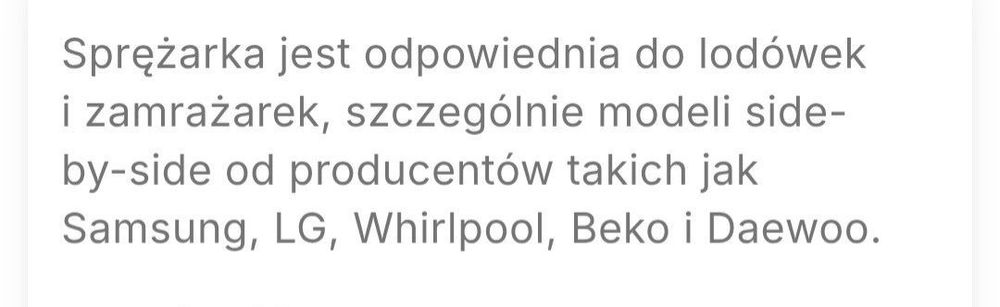 Sprężarka do lodówki, zamrażalki HMK95AA Secop