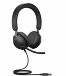 Słuchawki nauszne Jabra Evolve2 40 USB-A z mikrofonem Brak sterowania