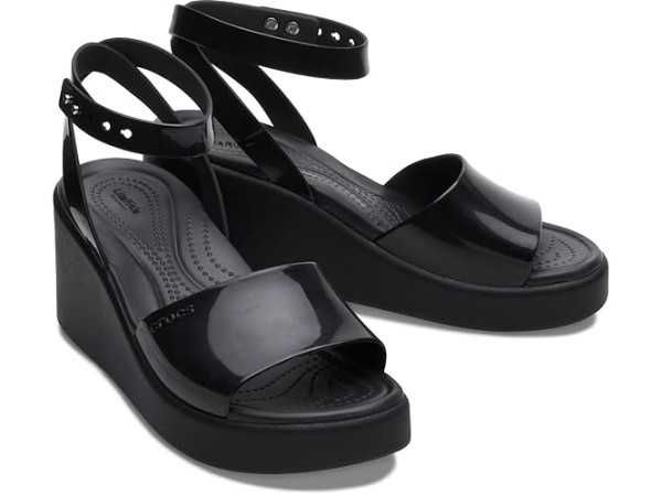 Босоніжки Crocs Brooklyn High Shine Ankle Strap Wedge, W7, W8, W9
