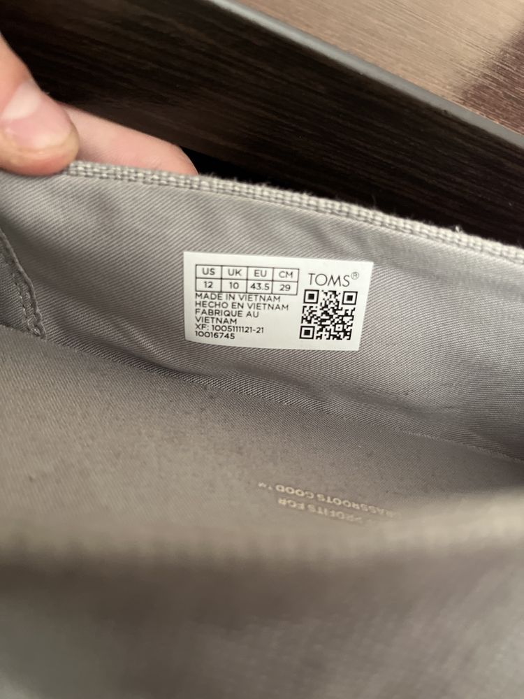 Сліпони сірі Toms Alpargata Mallow