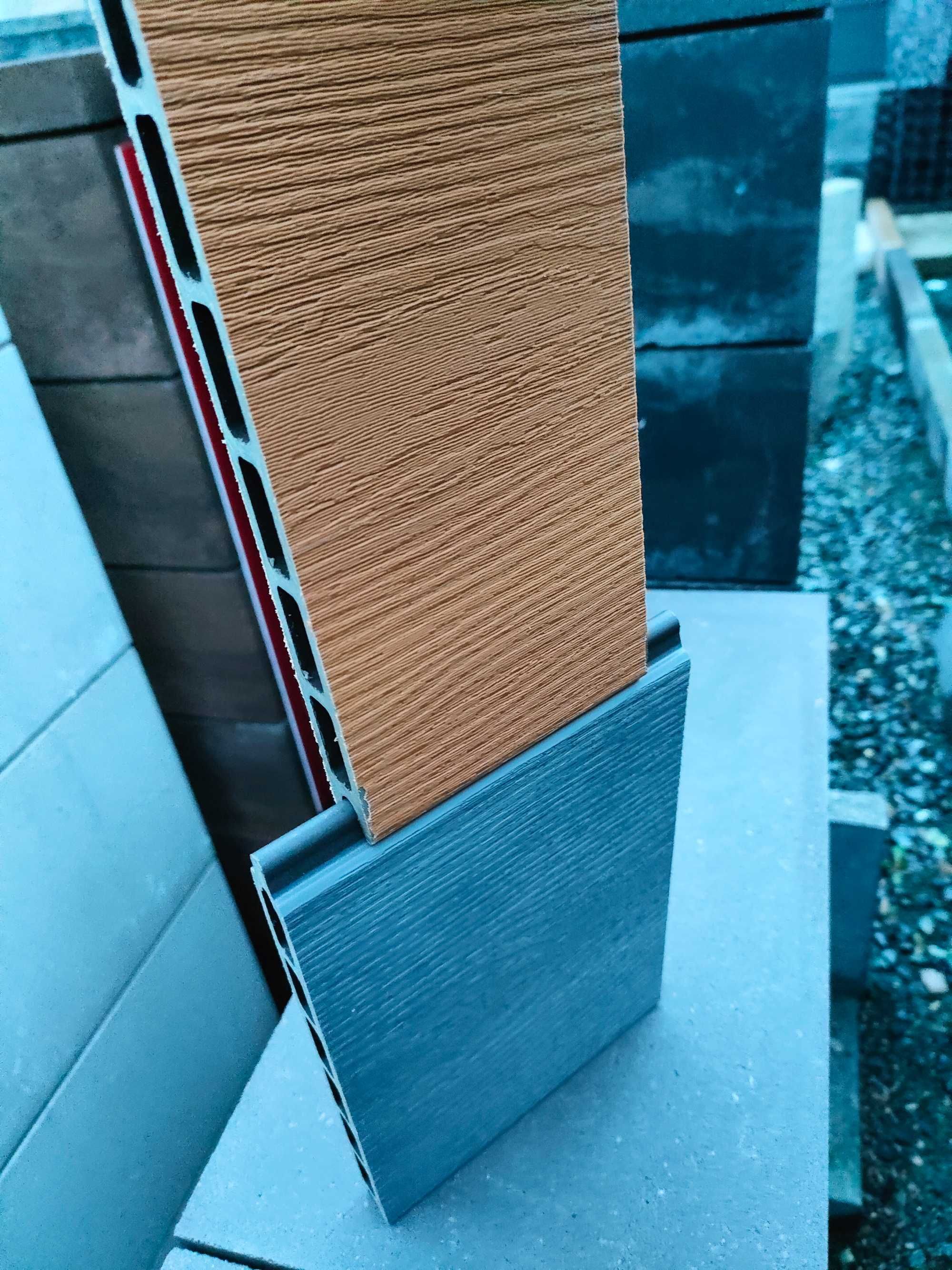 Deska kompozytowa Decha kompozyt ogrodzenie balustrada balkon płot mur