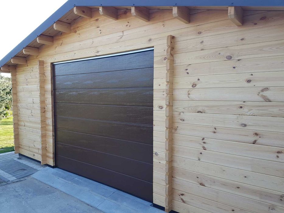 Garaż drewniany domek gosp od19,8m2 ściana z litego drewna gr od 44mm