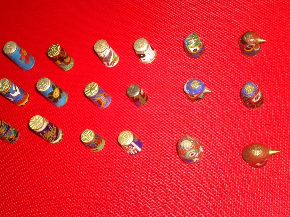 Colecção de Dedais de Cloisonne