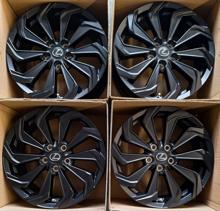 Felgi 18 Lexus UX Alufelgi 5×114,3 Komplet Nowe Czujniki Oryginalne