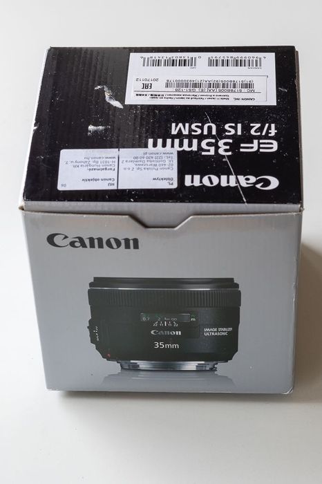 Obiektyw Canon EF 35mm f/2 IS USM
