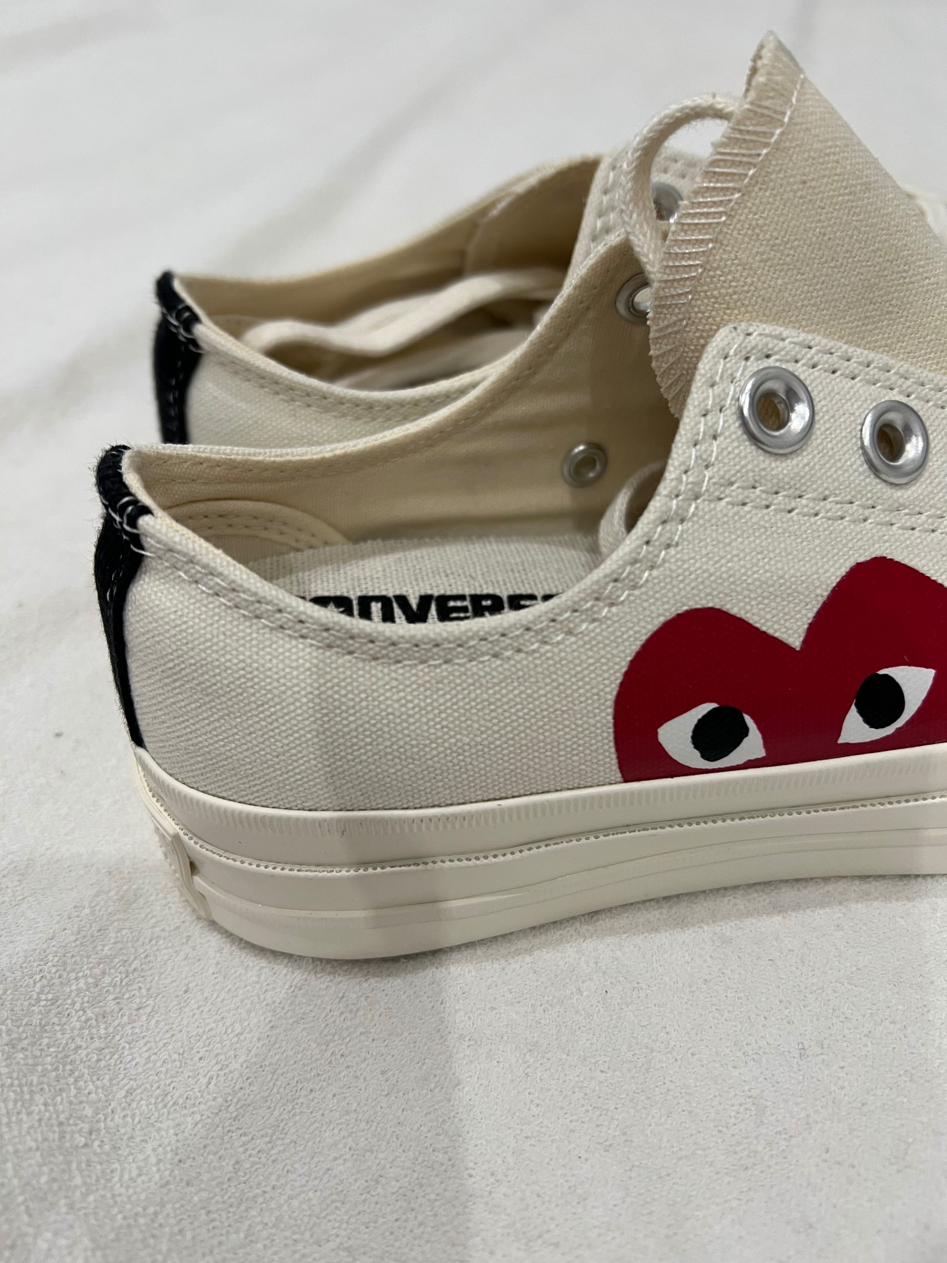 НОВІ Converse Chuck Taylor All-Star 70s x CDG PLAY White 37 EU 4.5 US