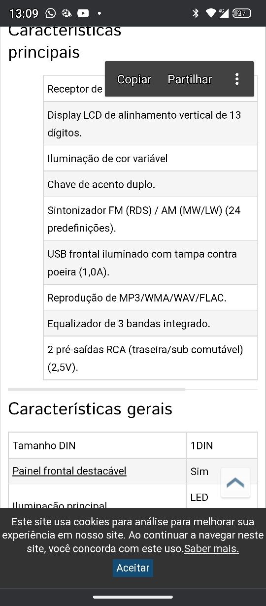 Auto radio kenwood 1 din