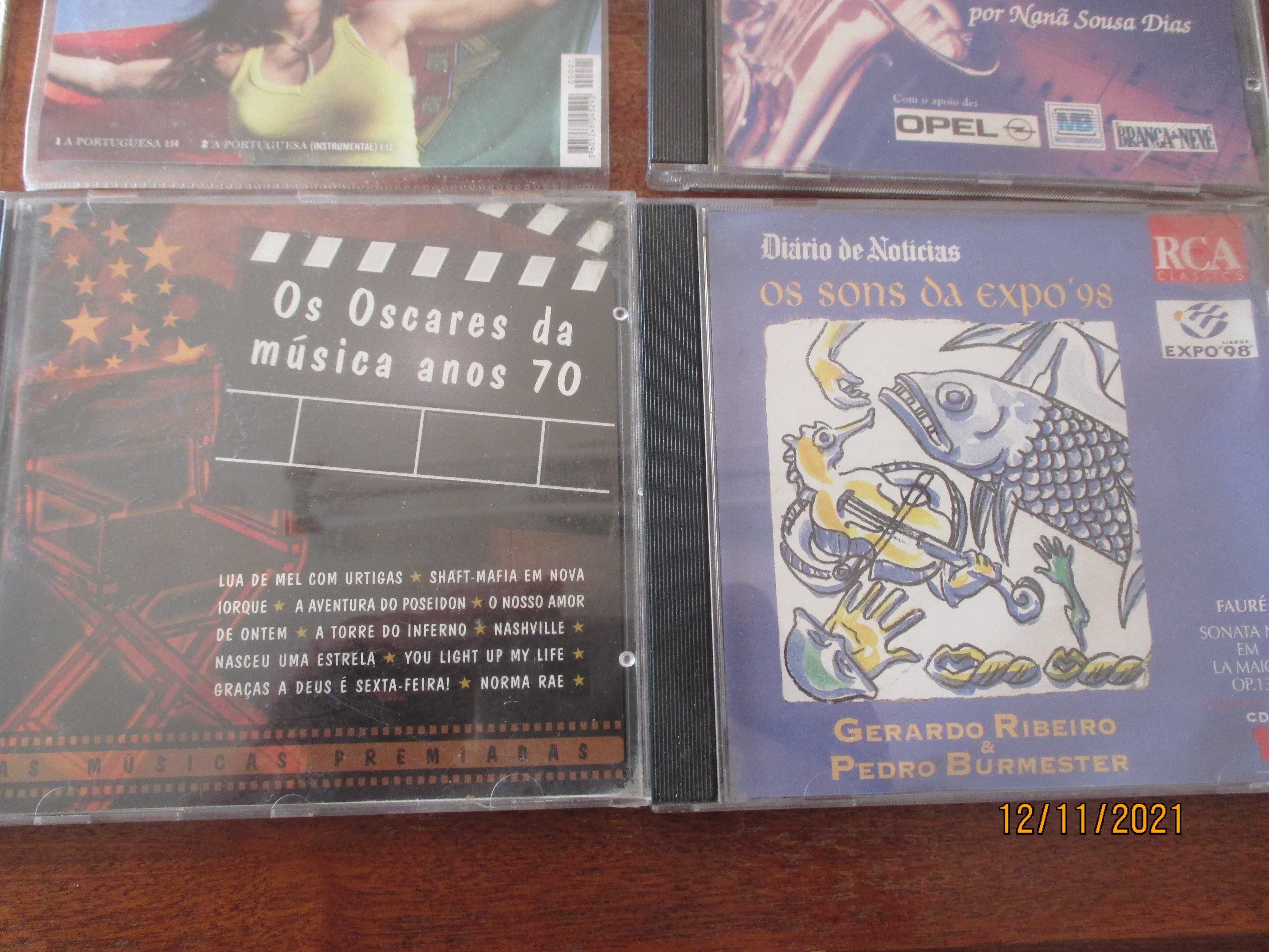 6 cd's de diversos tipos de música