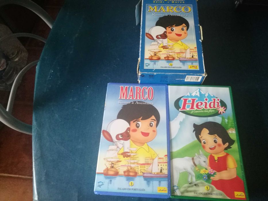 HEIDI / MARCO (CAIXA) 2XVHS (áudio Português)