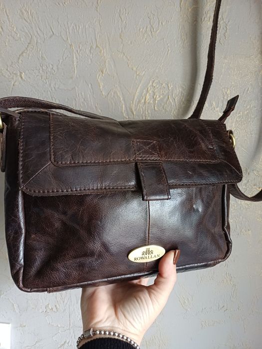 Мужская сумка Rowallan натуральная кожа