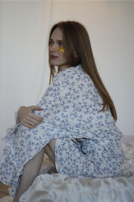 Халат для дому, жіночий, домашній одяг