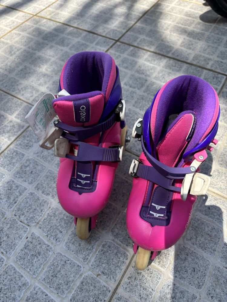 Patins Decathlon (oxelo) Play 3. Tamanho 26- 28