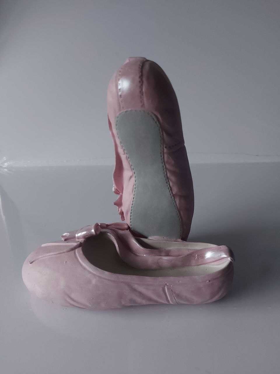 Вінтажні балетні тапочки 1980-х, декор пуанти  полірезин 16,5 см