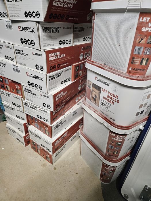 Elastyczny klinkier Elastolith + kleje + grunt NOWE