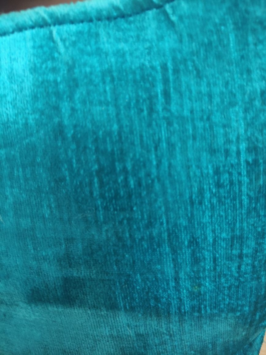Mala em tecido azul com mandála