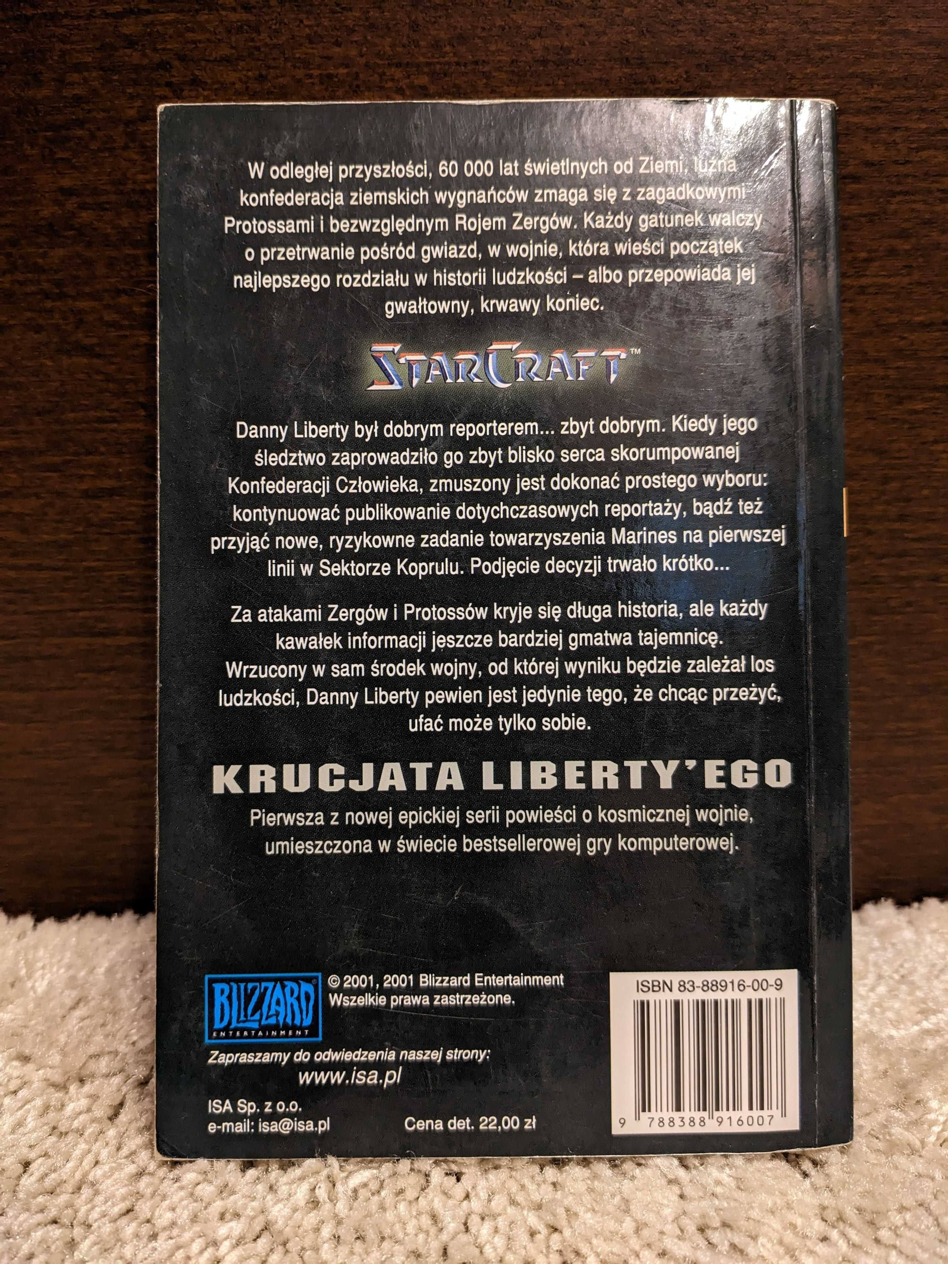 Blizzard StarCraft Krucjata Liberty'ego #1  Jeff Grubb 2001, 240 stron