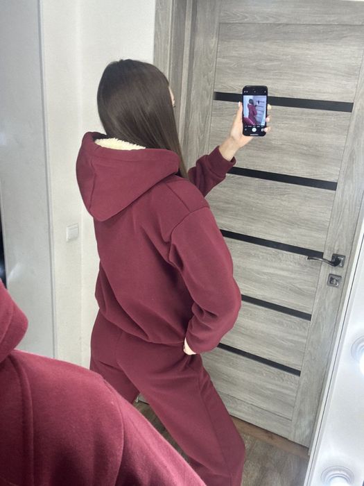 Женский теплый спорт костюм с мехом/Жіночий теплий костюм з хутром MJ