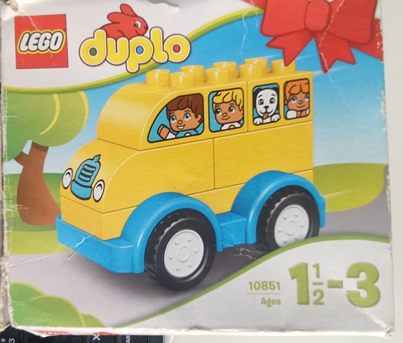 LEGO Duplo 10851 Mój pierwszy autobus - Klocki, auto, samochód