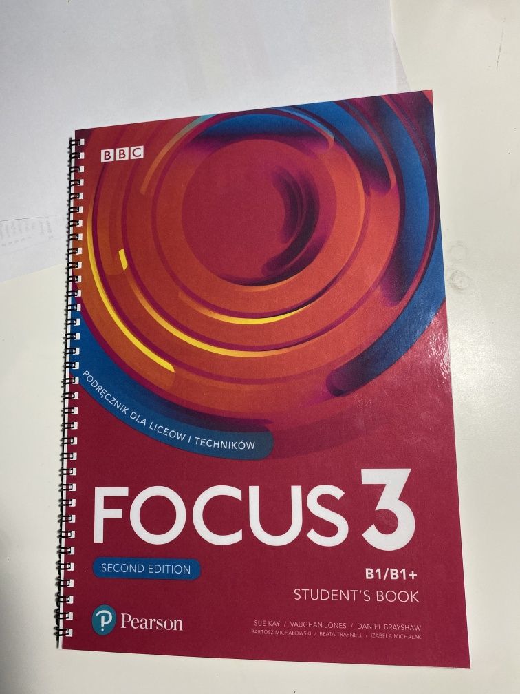 Sprzedam Focus 3 książka i zeszyt do ćwiczeń:.