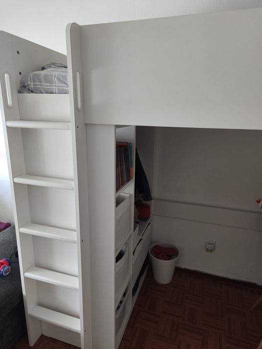Beliche Estr. Cama alta c/ secretária