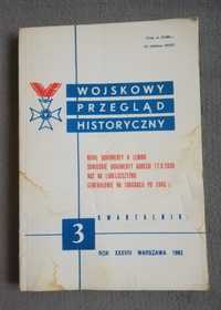 Wojskowy Przegląd Historyczny, kwartalnik 3, 1993