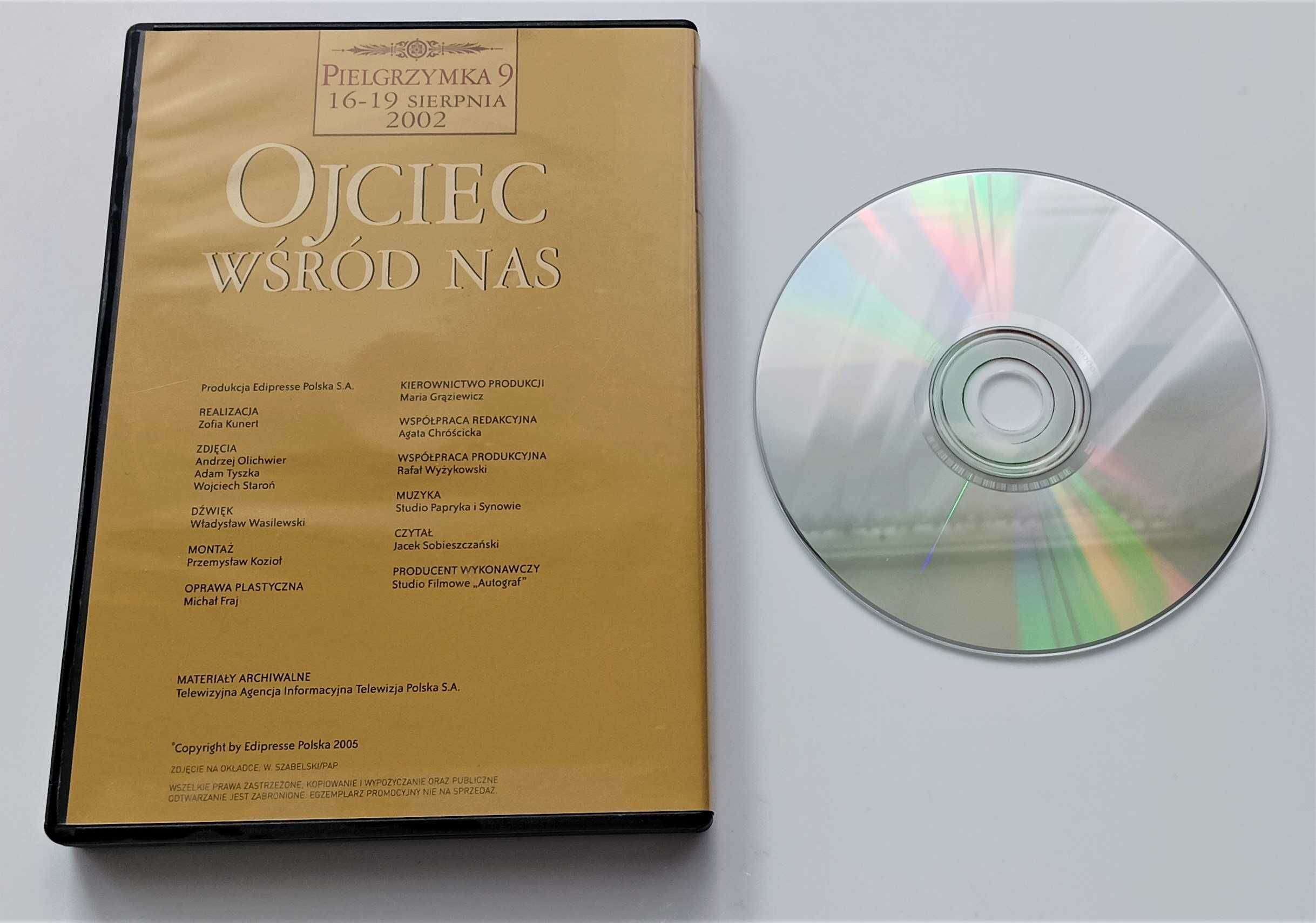 Ojciec wśród nas Pielgrzymka 9 2002 Jan Paweł II DVD