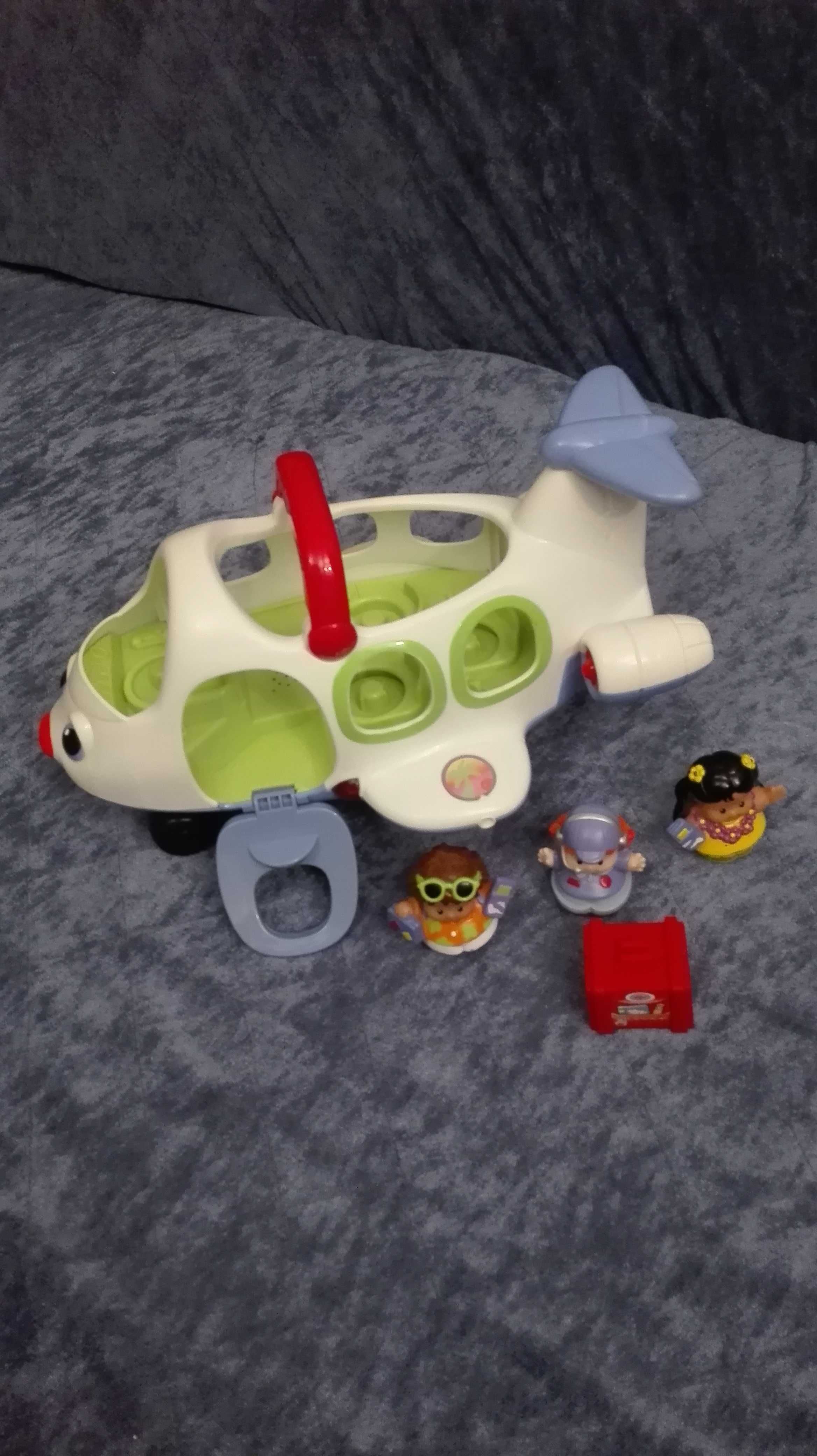 Samolot z serii zabawek Little People firmy Fisher Price.  1 - 5 lat.