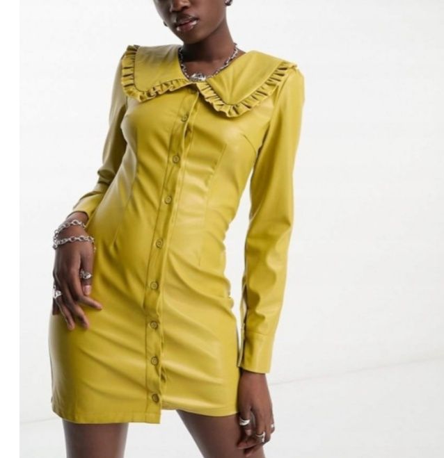 Sukienka damska imitacja skóry marka  HEARTBREAK rozm.L