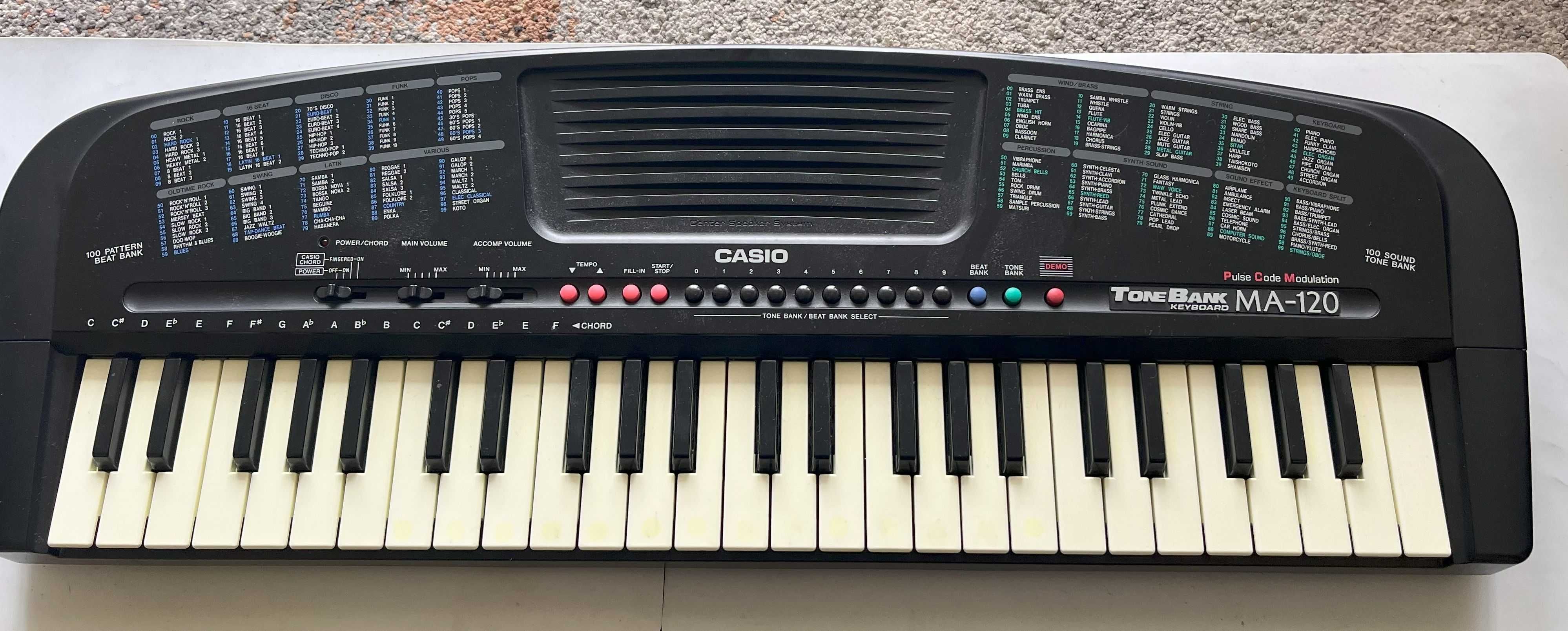 Keyboard pianino Casio MA-120