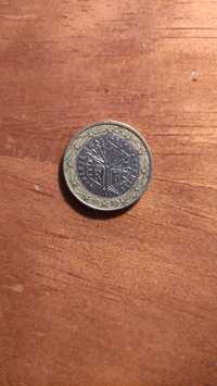 Moeda 1€ da França de 1999