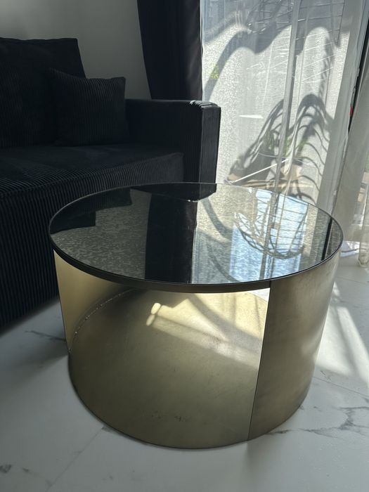 Piękny stół kawowy glamour 40x70