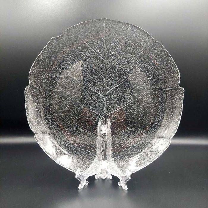 Talerz patera liść Arcorc France Francja vintage 60s lata 60s 1960s