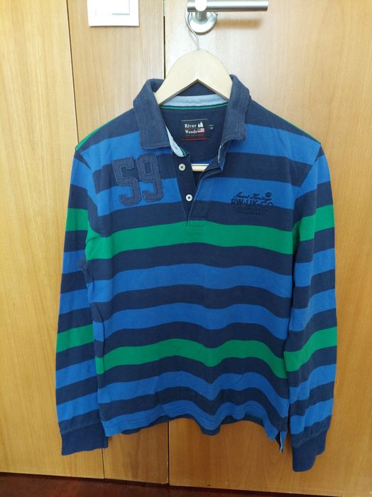 Camisola com riscas da River Woods para 16 anos