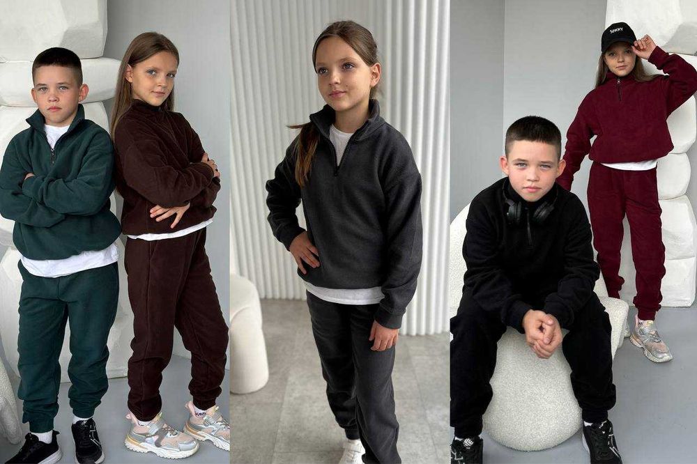 Костюм дитячий двосторонній фліс(осінь/зима)