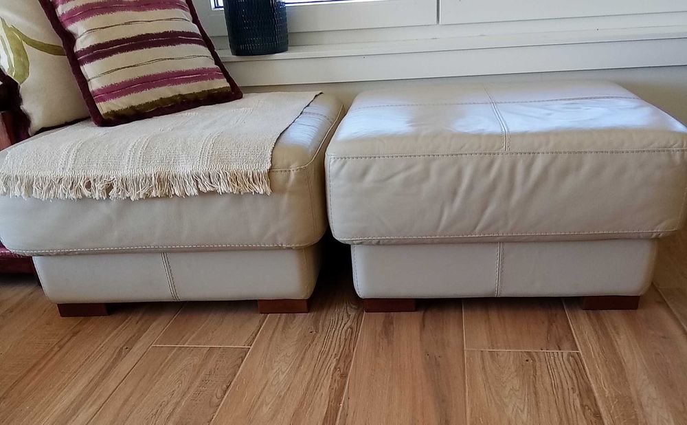 Conj. PUFFs/Mesa Centro/Apoio Pés