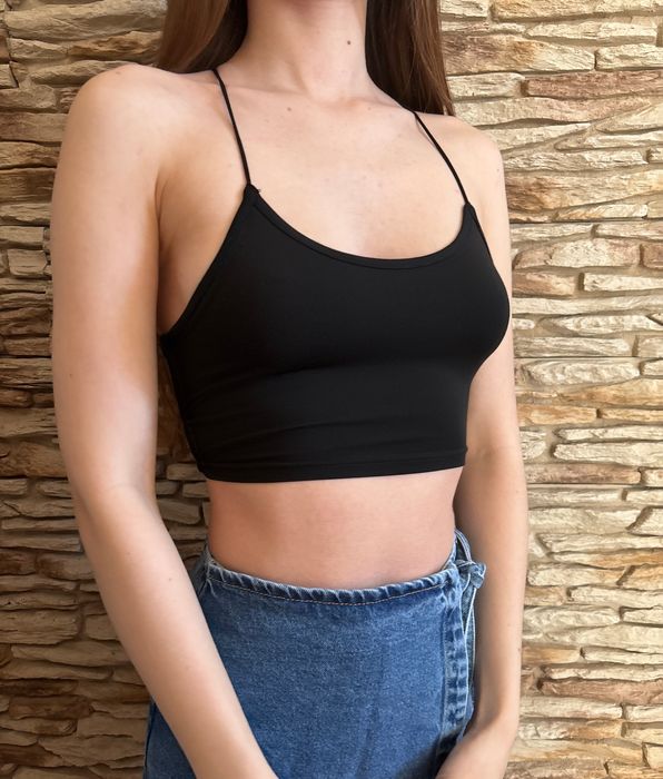 Crop top wiązany