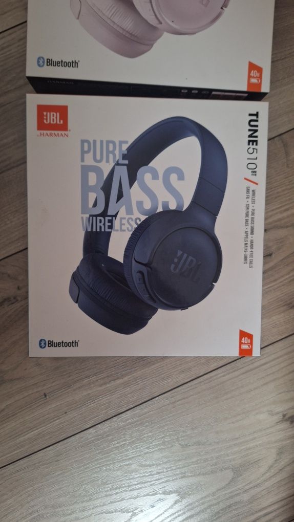 Słuchawki bezprzewodowe JBL 510BT Tune Nowe! Nie otwierane! Okazja!
