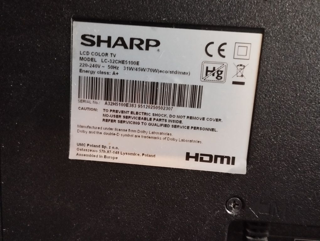 Telewizor Sharp 32"