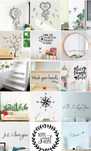 Adesivos parede decoração interiores
