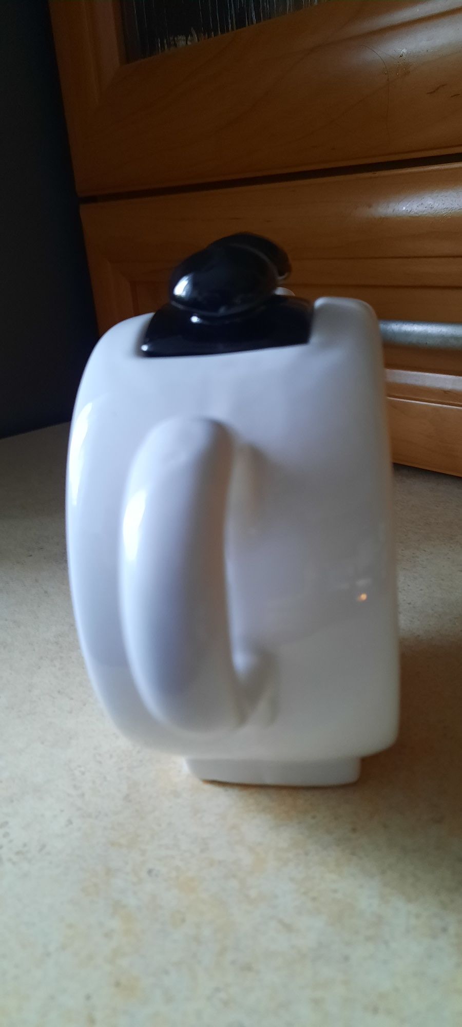 Ceramiczny czajnik zegar