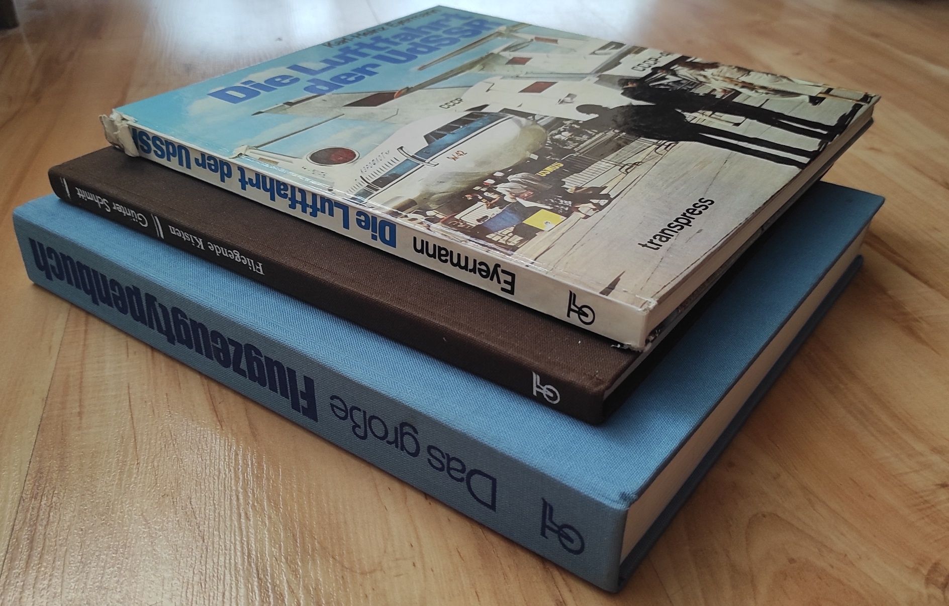 Stare albumy o samolotach w języku niemieckim, lotnictwo