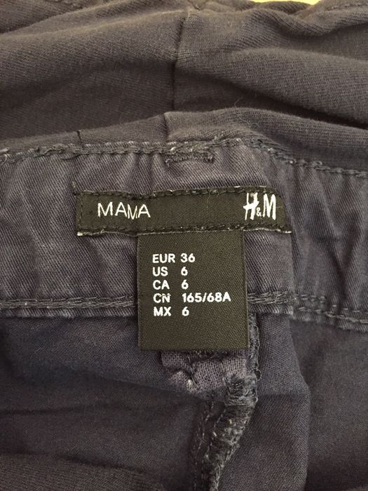 Krotkie spodentki ciażowe H&M roz. 36