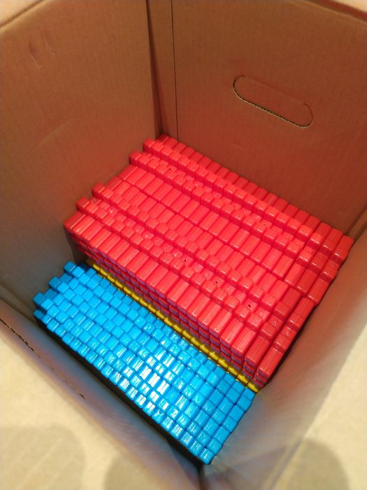 Wielki zestaw klocki konstrukcyjne Marioinex Duże Waffle 195 elementów