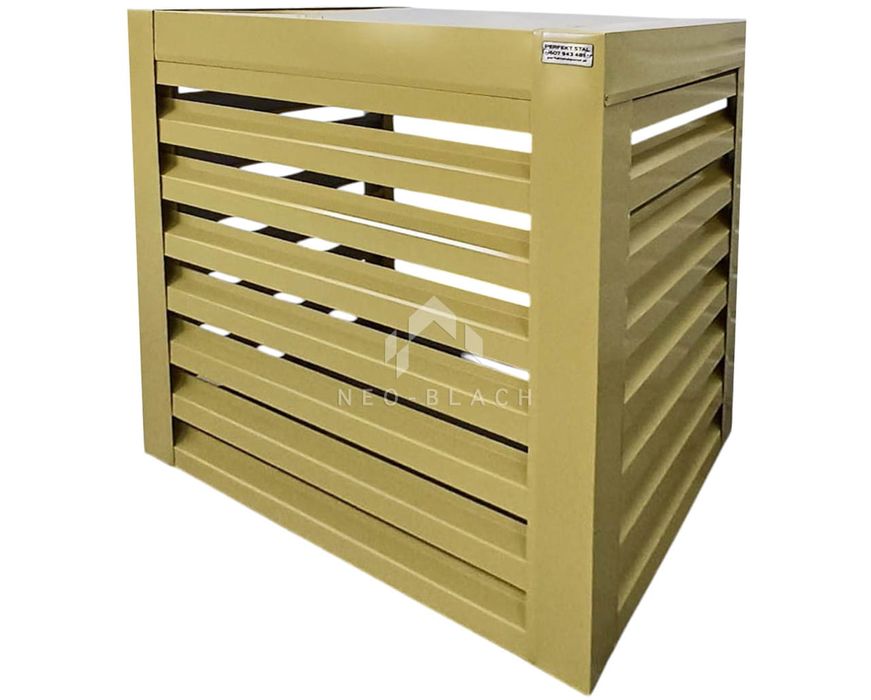 Osłona Klimatyzatora 90X50X80 Cm Piaskowy Zabudowa Nb449
