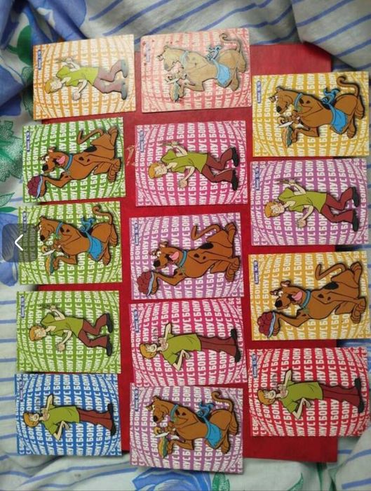 Карточки скуби ду