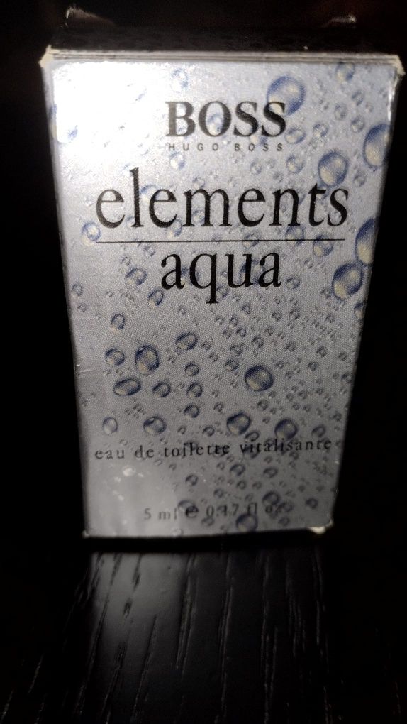 Perfume miniatura original Boss Elements Aqua