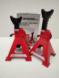 Подставки козлы опоры под авто 3 т 2шт INTERTOOL GT 0401